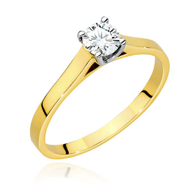 Inel Aur 14K cu Diamant Natural 0.50 ct