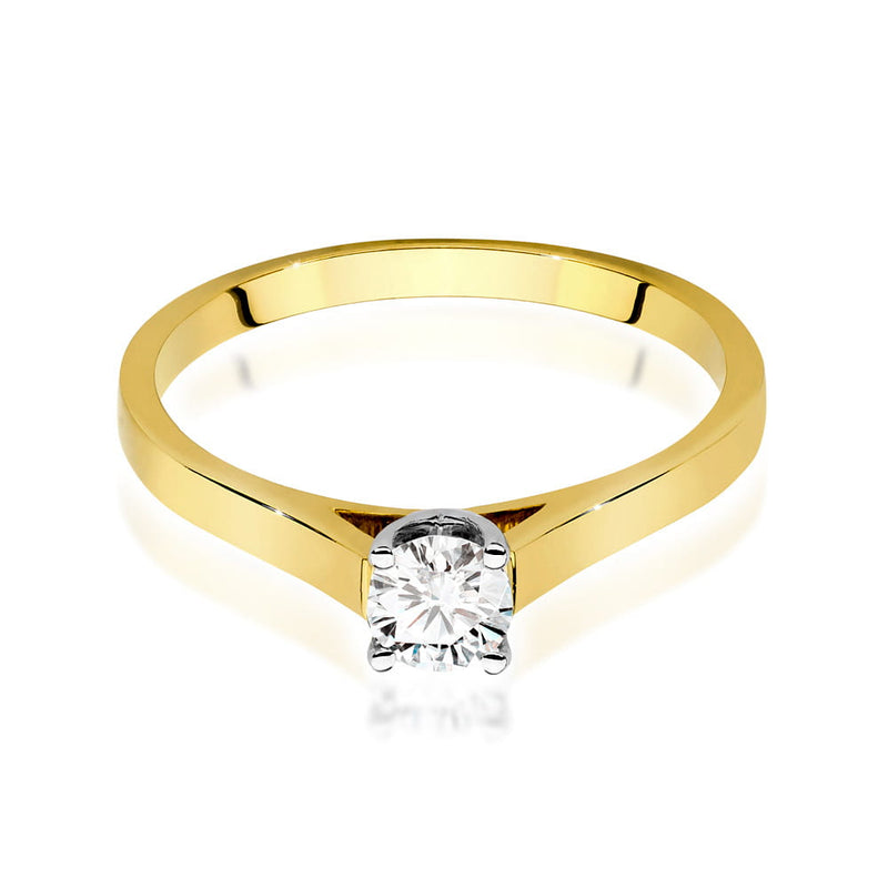 Inel Aur 14K cu Diamant Natural 0.50 ct, imaginea 2 din 9