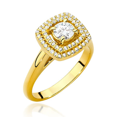 Inel Aur 14K cu Diamante Naturale 0.68 ct