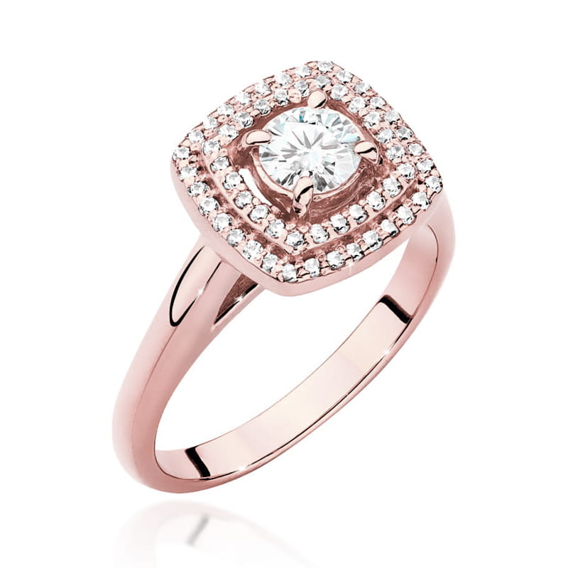 Inel Aur 14K cu Diamante Naturale 0.68 ct, imaginea 4 din 9