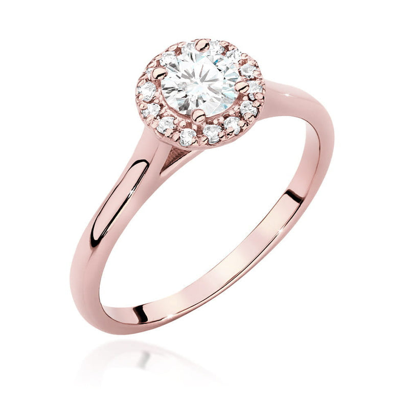 Inel Aur 14K cu Diamante Naturale 0.52 ct, imaginea 4 din 9