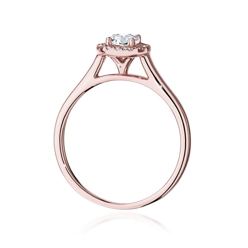 Inel Aur 14K cu Diamante Naturale 0.52 ct, imaginea 6 din 9