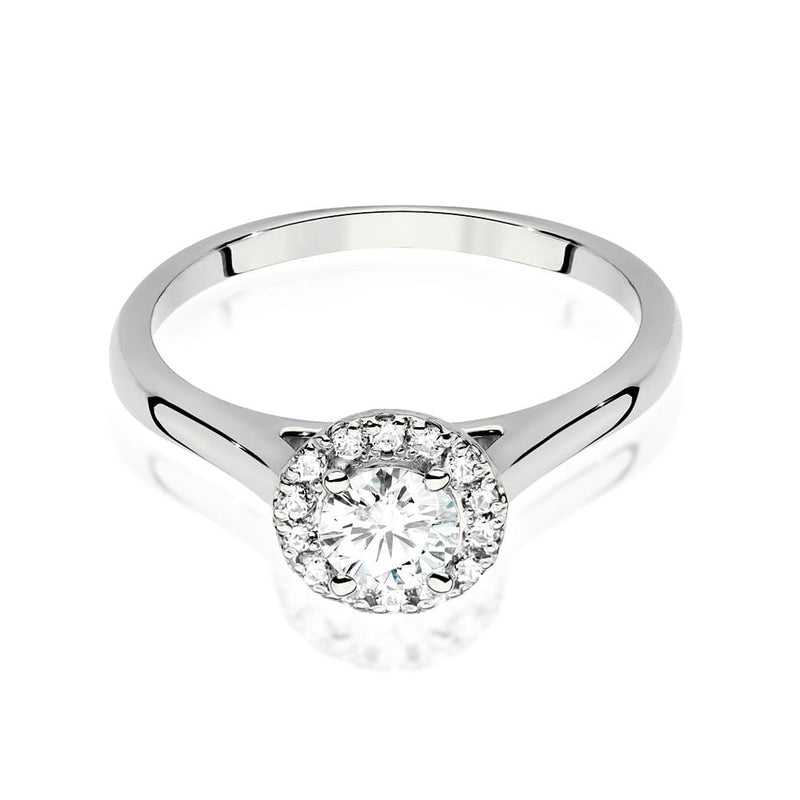 Inel Aur 14K cu Diamante Naturale 0.52 ct, imaginea 8 din 9