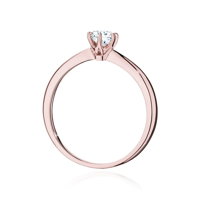 Inel Aur 14K cu Diamant Natural 0.50 ct, imaginea 6 din 9