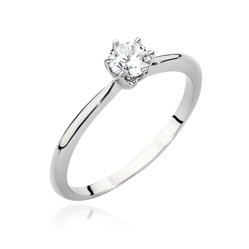 Inel Aur 14K cu Diamant Natural 0.50 ct, imaginea 7 din 9