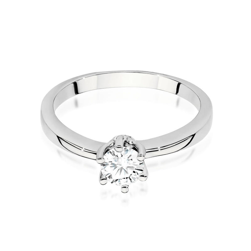 Inel Aur 14K cu Diamant Natural 0.40 ct, imaginea 8 din 9