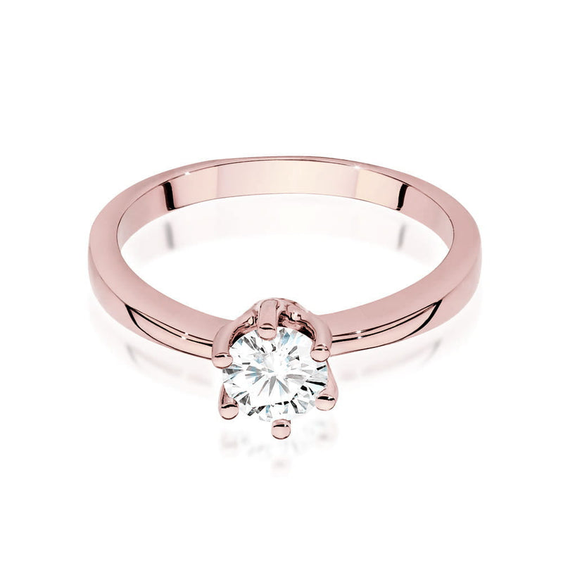 Inel Aur 14K cu Diamant Natural 0.50 ct, imaginea 5 din 9