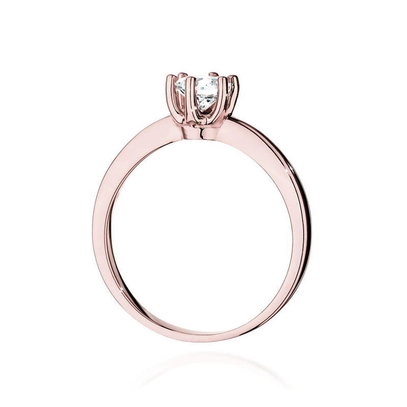 Inel Aur 14K cu Diamant Natural 0.50 ct, imaginea 6 din 9