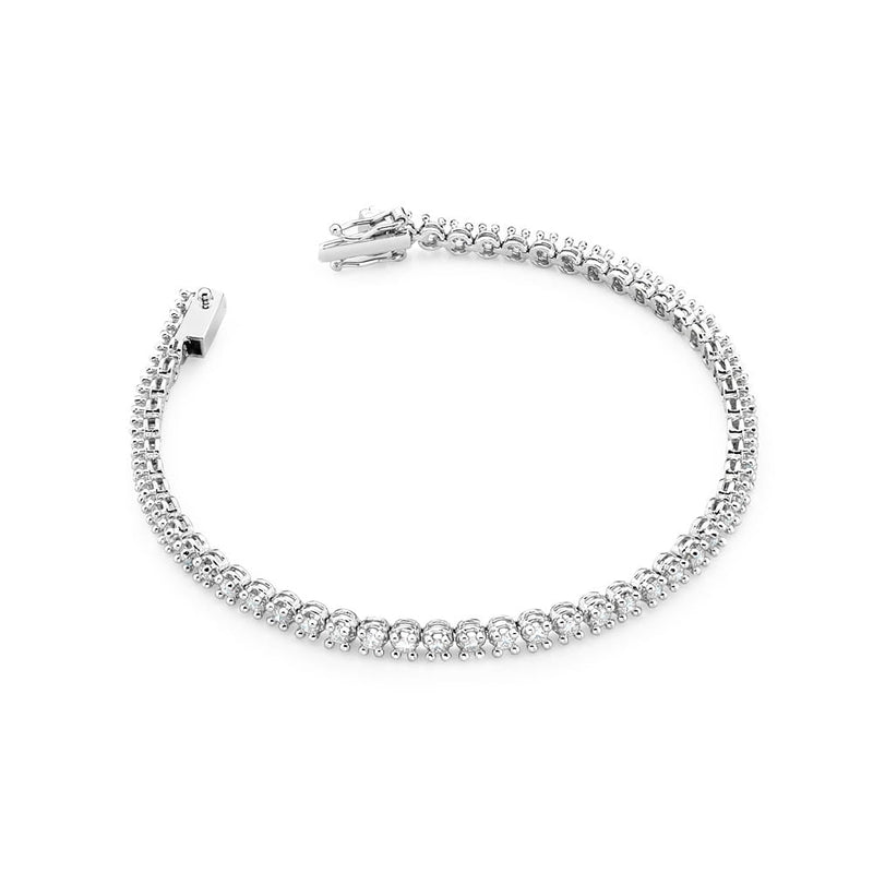 Bratara Aur 14K cu Diamante Naturale 4.40 ct, imaginea 2 din 3