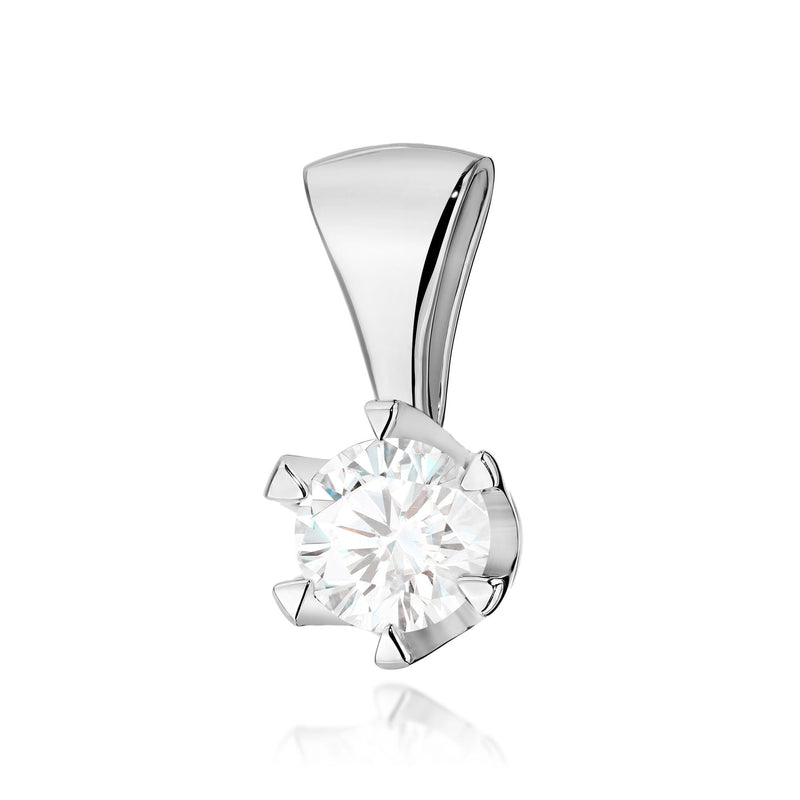 Pandantiv Aur 14K cu Diamant Natural 1.00 ct, imaginea 5 din 6