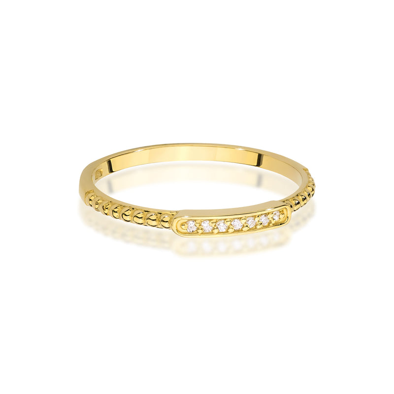 Inel Aur 14K cu Diamante Naturale 0.04 ct, imaginea 2 din 12