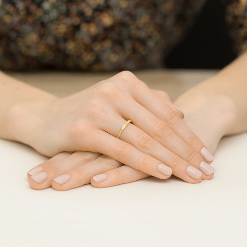 Inel Aur 14K cu Diamante Naturale 0.04 ct, imaginea 4 din 12