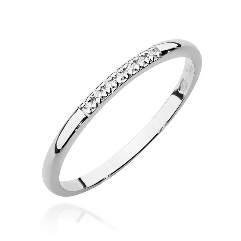 Inel Aur 14K cu Diamante Naturale 0.04 ct, imaginea 9 din 12