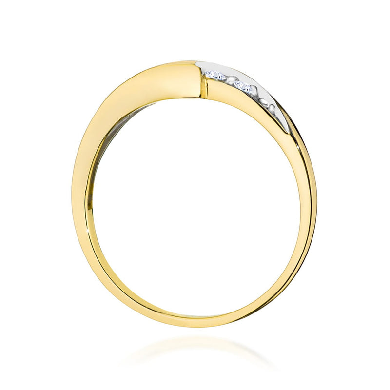 Inel Aur 14K cu Rubin 0.30 ct si Diamante Naturale 0.06 ct, imaginea 3 din 12