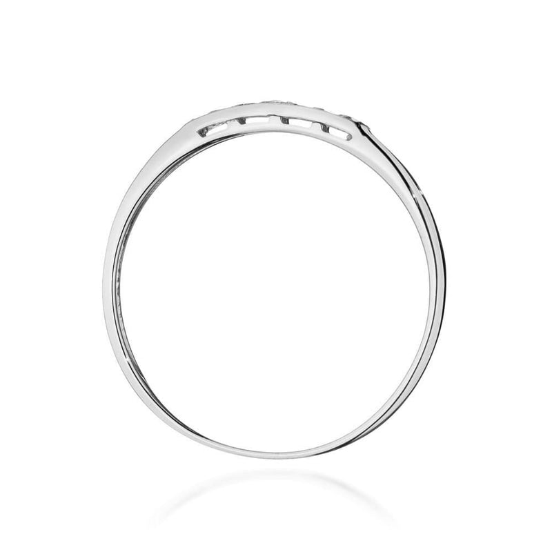 Inel Aur 14K cu Diamante Naturale 0.10 ct, imaginea 11 din 12