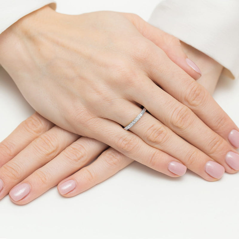 Inel Aur 14K cu Diamante Naturale 0.10 ct, imaginea 12 din 12