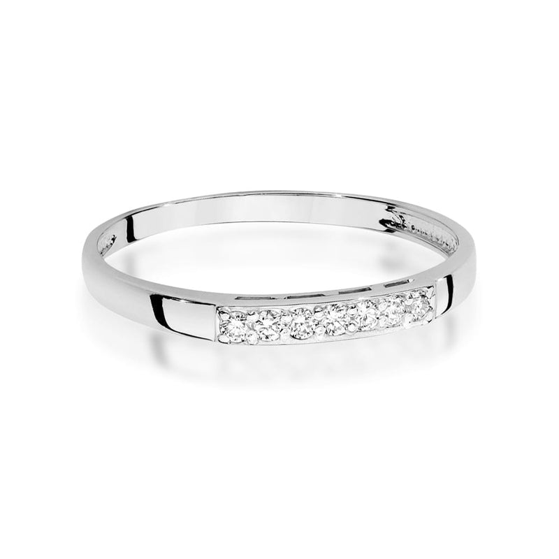 Inel Aur 14K cu Diamante Naturale 0.10 ct, imaginea 10 din 12