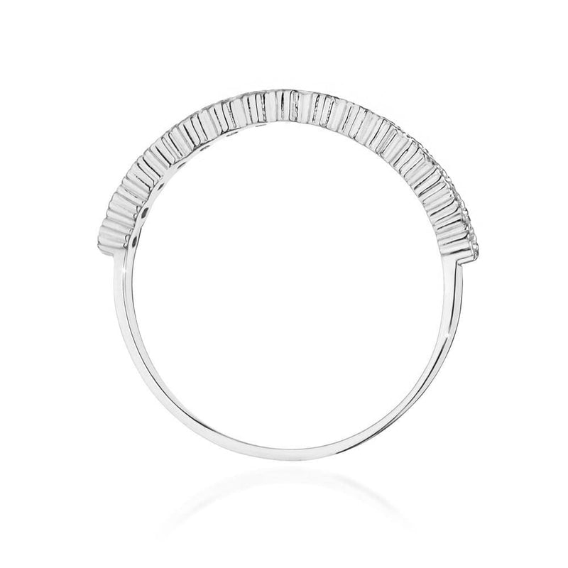 Inel Aur 14K cu Diamante Naturale 0.13 ct, imaginea 11 din 12
