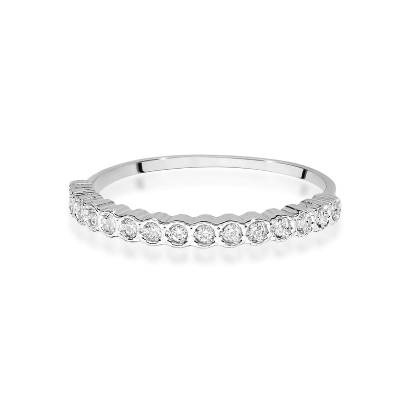 Inel Aur 14K cu Diamante Naturale 0.13 ct, imaginea 10 din 12