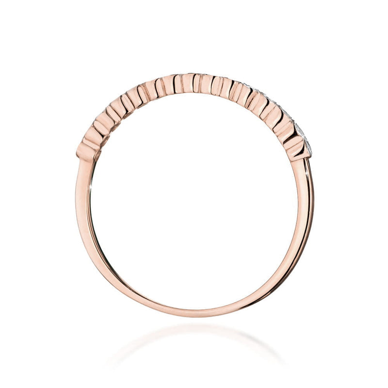 Inel Aur 14K cu Diamante Naturale 0.08 ct, imaginea 7 din 12