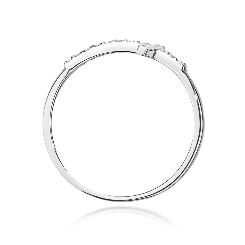 Inel Aur 14K cu Diamante Naturale 0.09 ct, imaginea 11 din 12