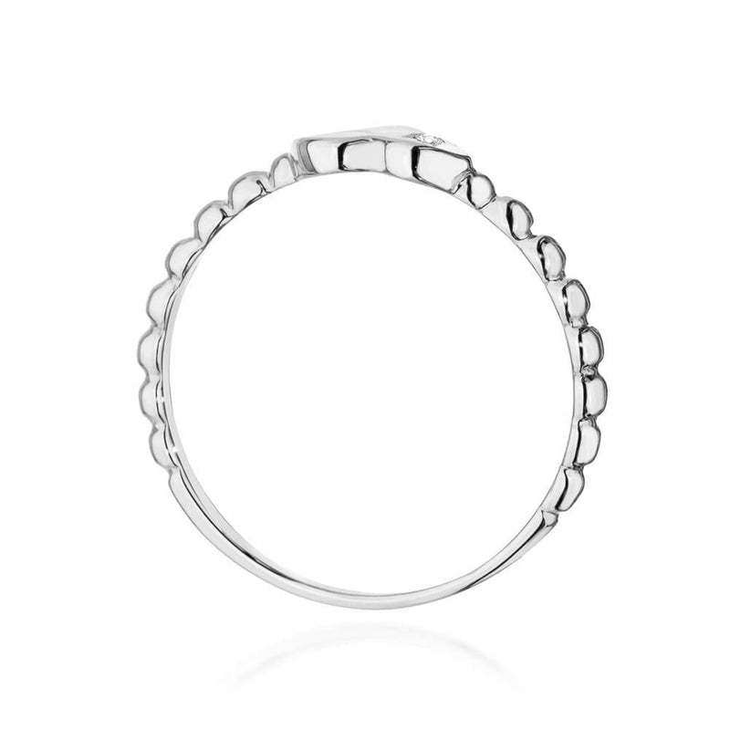 Inel Aur 14K cu Diamant Natural 0.01 ct, imaginea 11 din 12
