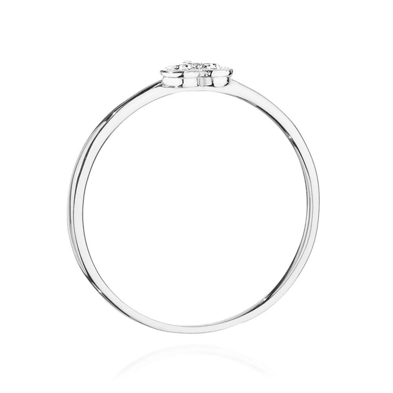 Inel Aur 14K cu Diamant Natural 0.02 ct, imaginea 11 din 12