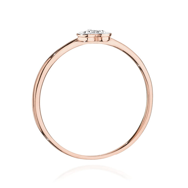 Inel Aur 14K cu Diamant Natural 0.02 ct, imaginea 7 din 12