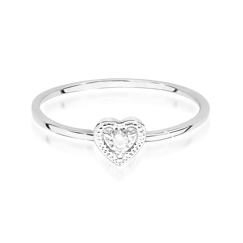 Inel Aur 14K cu Diamant Natural 0.02 ct, imaginea 10 din 12