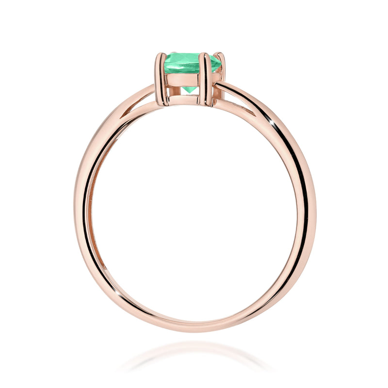 Inel Aur 14K cu Smarald 0.50 ct, imaginea 7 din 12