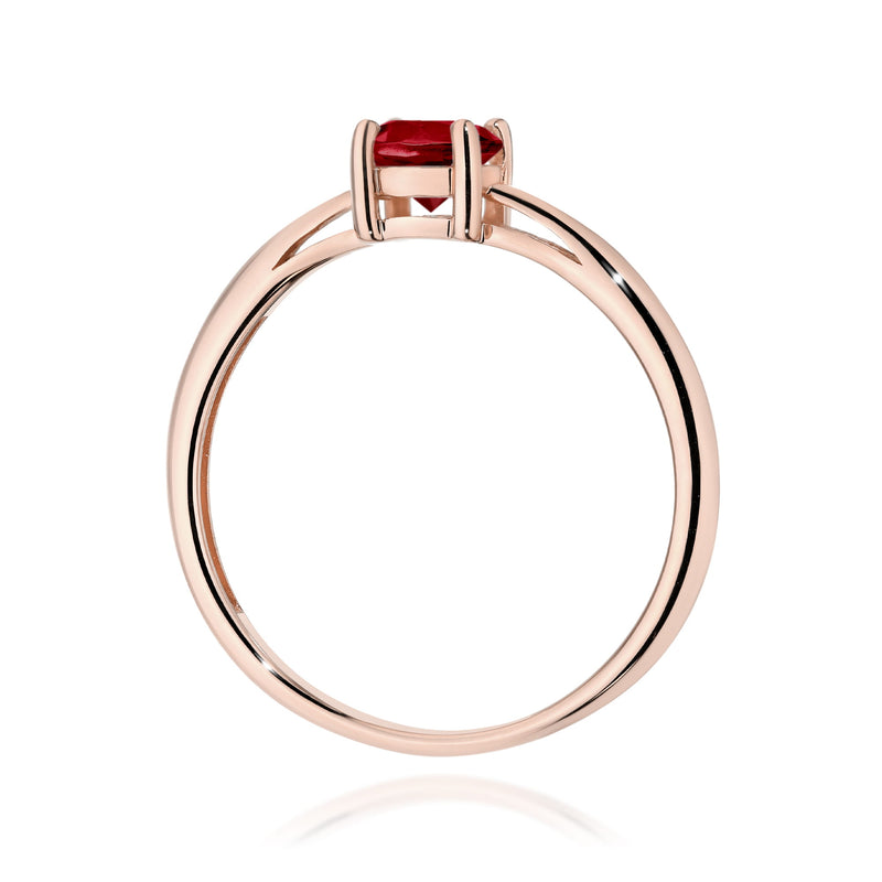 Inel Aur 14K cu Granat 0.60 ct, imaginea 7 din 12