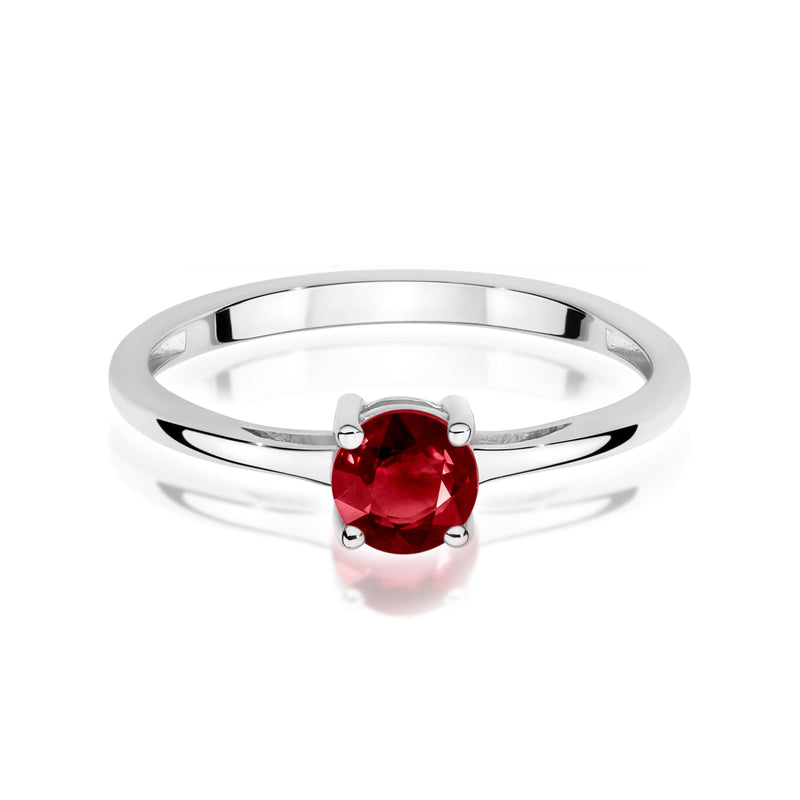 Inel Aur 14K cu Granat 0.60 ct, imaginea 10 din 12