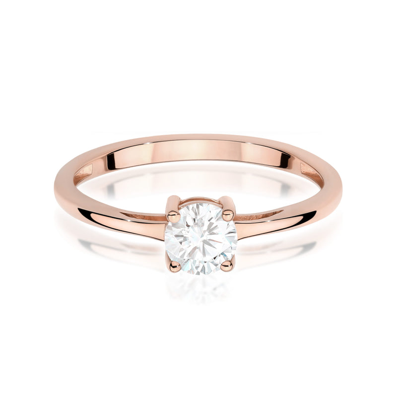 Inel Aur 14K cu Diamant de Laborator 0.50 ct, imaginea 6 din 12