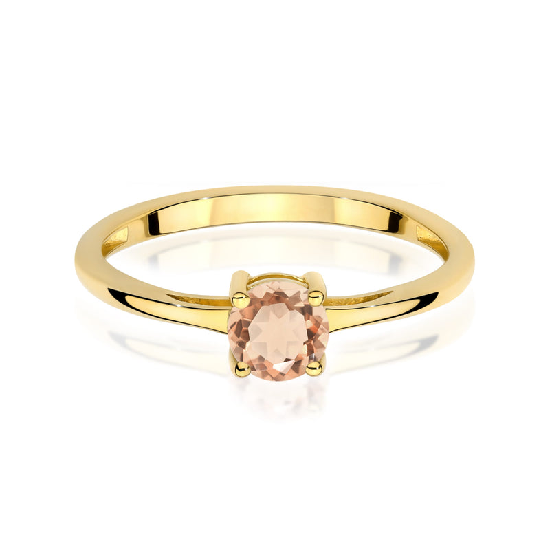 Inel Aur 14K cu Morganit 0.40 ct, imaginea 2 din 12
