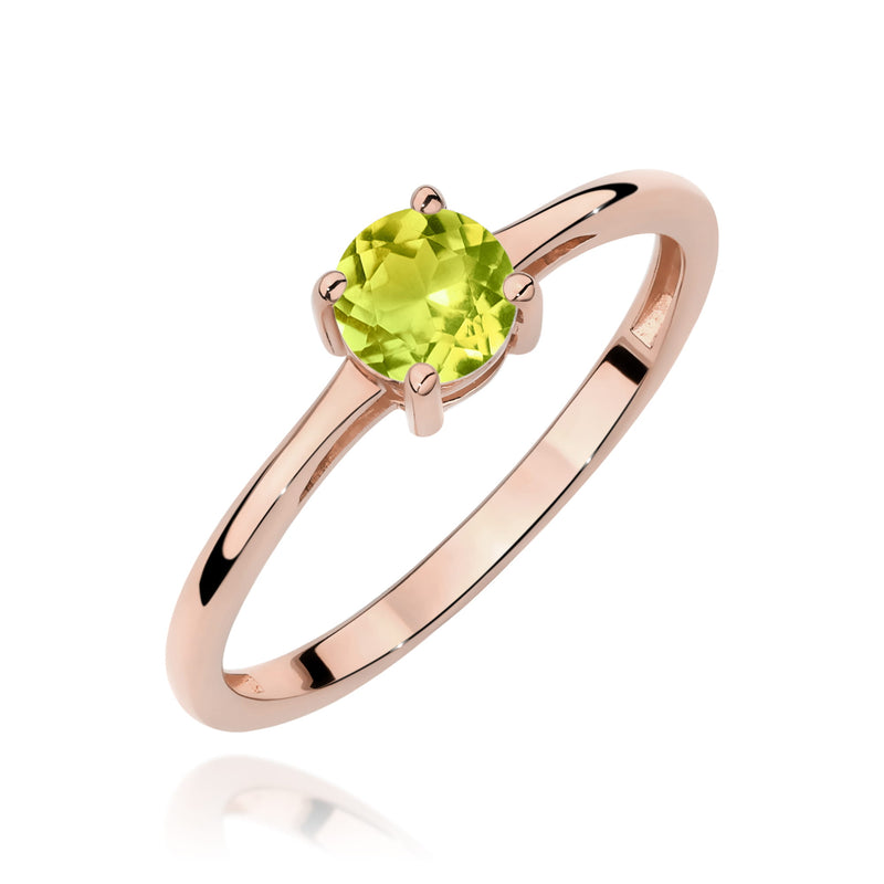 Inel Aur 14K cu Peridot 0.60 ct, imaginea 5 din 12