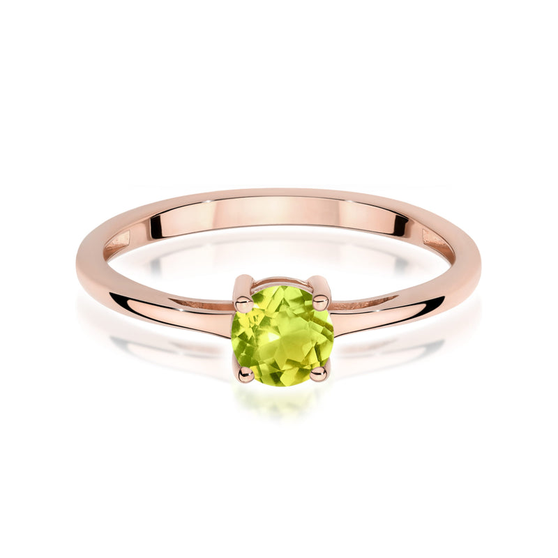Inel Aur 14K cu Peridot 0.60 ct, imaginea 6 din 12