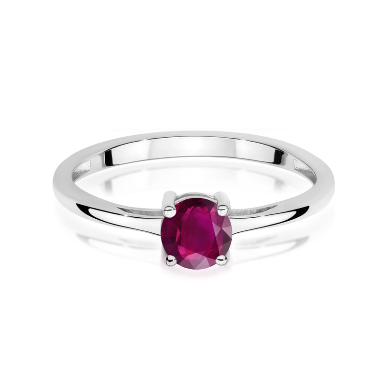 Inel Aur 14K cu Rhodolite 0.60 ct, imaginea 10 din 12