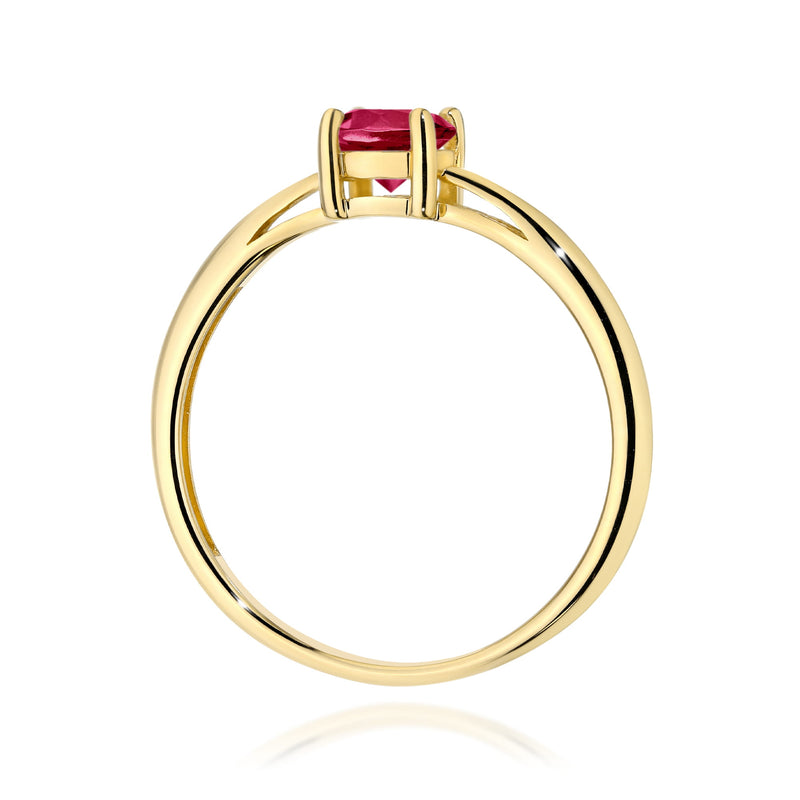 Inel Aur 14K cu Rubin 0.60 ct, imaginea 3 din 12