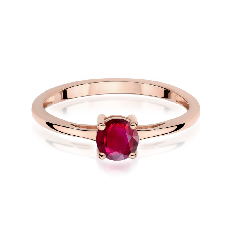 Inel Aur 14K cu Rubin 0.60 ct, imaginea 6 din 12
