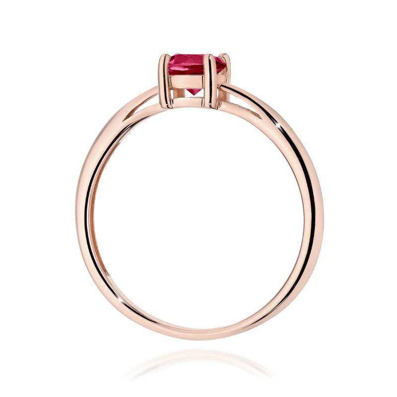 Inel Aur 14K cu Rubin 0.60 ct, imaginea 7 din 12