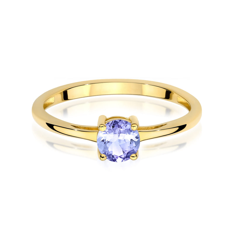 Inel Aur 14K cu Tanzanit 0.50 ct, imaginea 2 din 12