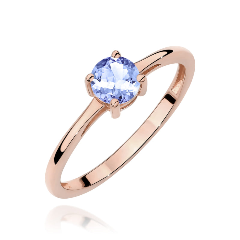 Inel Aur 14K cu Tanzanit 0.50 ct, imaginea 5 din 12