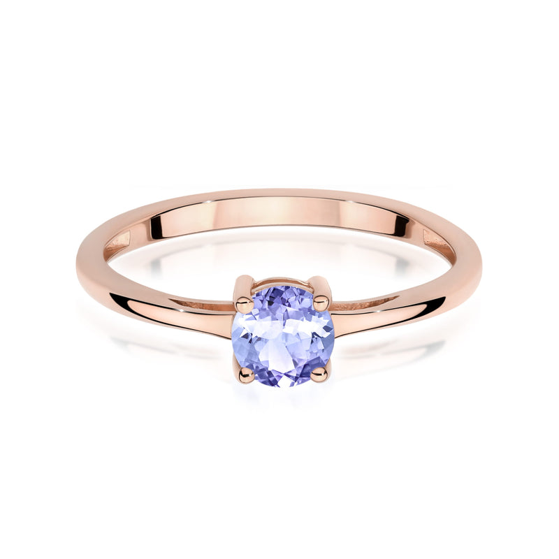 Inel Aur 14K cu Tanzanit 0.50 ct, imaginea 6 din 12