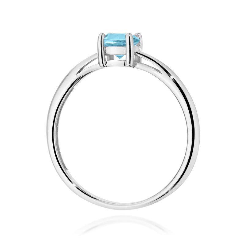 Inel Aur 14K cu Topaz Swiss 0.50 ct, imaginea 11 din 12