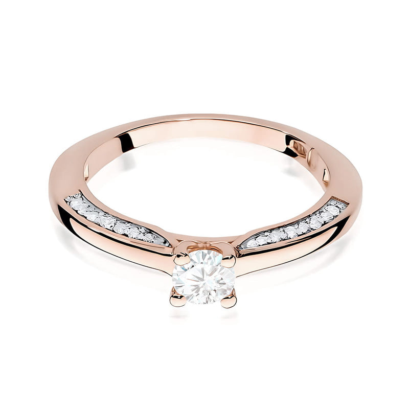 Inel Aur 14K cu Diamante de Laborator 0.44 ct, imaginea 6 din 12