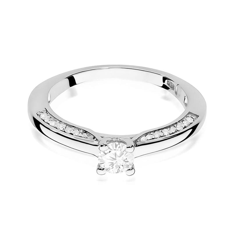 Inel Aur 14K cu Diamante de Laborator 0.44 ct, imaginea 10 din 12