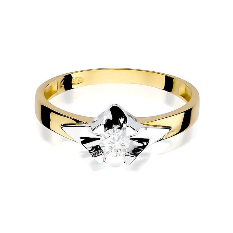 Inel Aur 14K cu Diamant de Laborator 0.20 ct, imaginea 2 din 12