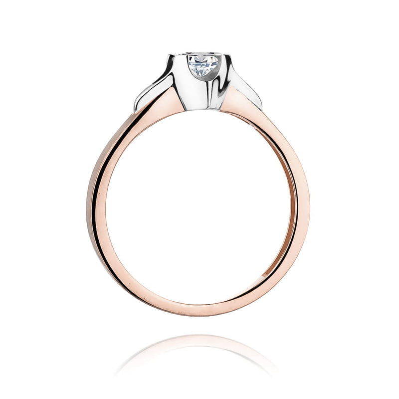Inel Aur 14K cu Diamant de Laborator 0.20 ct, imaginea 7 din 12