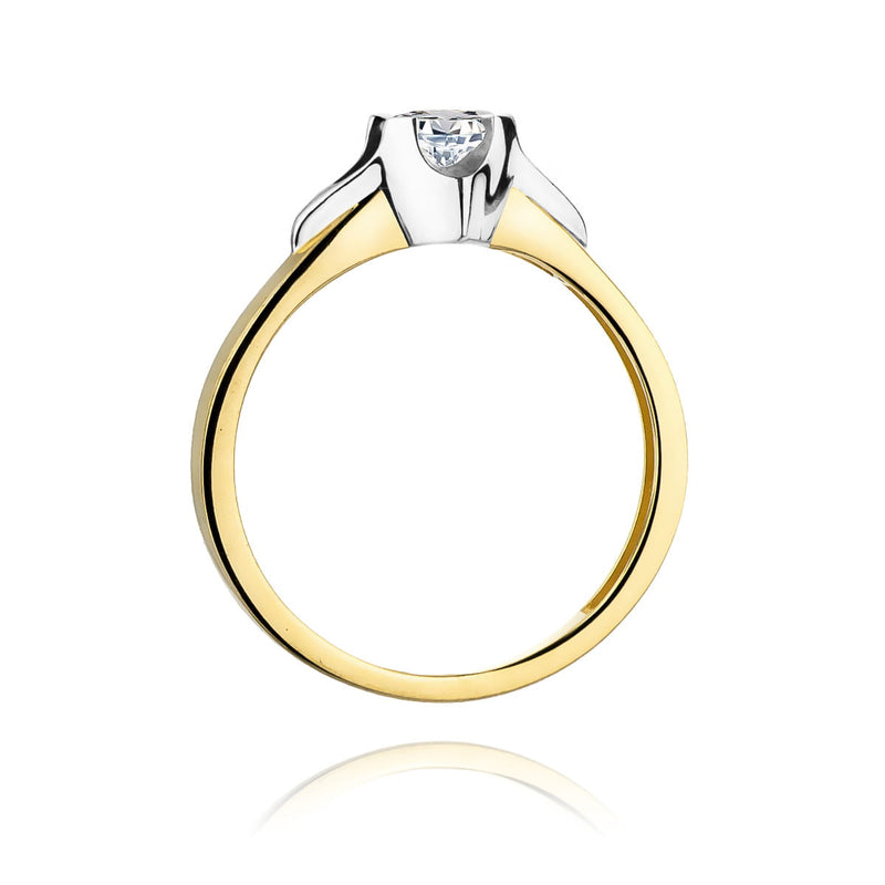Inel Aur 14K cu Diamant de Laborator 0.30 ct, imaginea 3 din 12