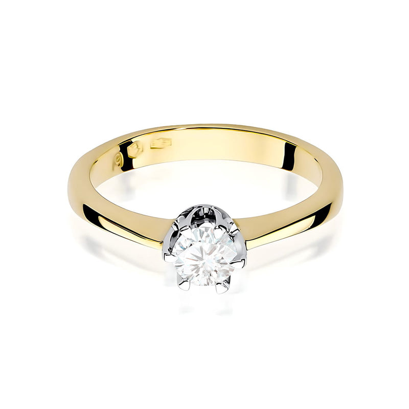 Inel Aur 14K cu Diamant de Laborator 0.25 ct, imaginea 2 din 12